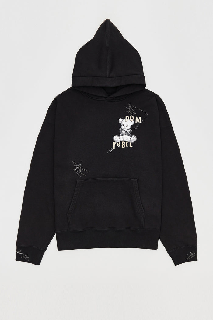 domrebel GLOOMY HOODIE Black