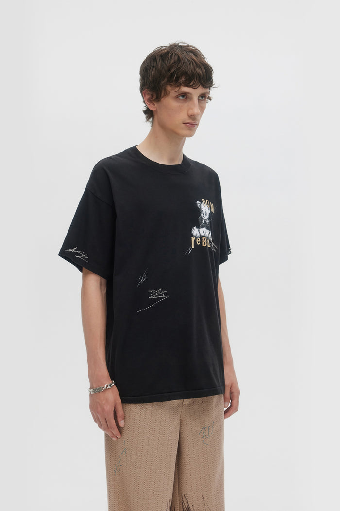 Domrebel GLOOMY T-SHIRT Black