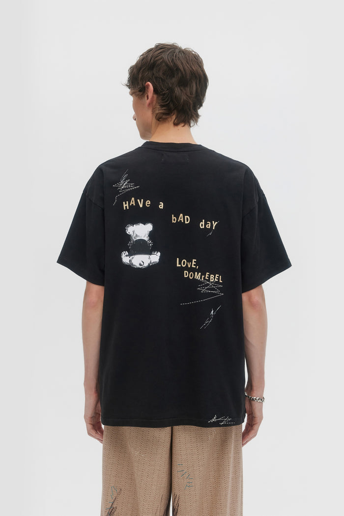 Domrebel GLOOMY T-SHIRT Black