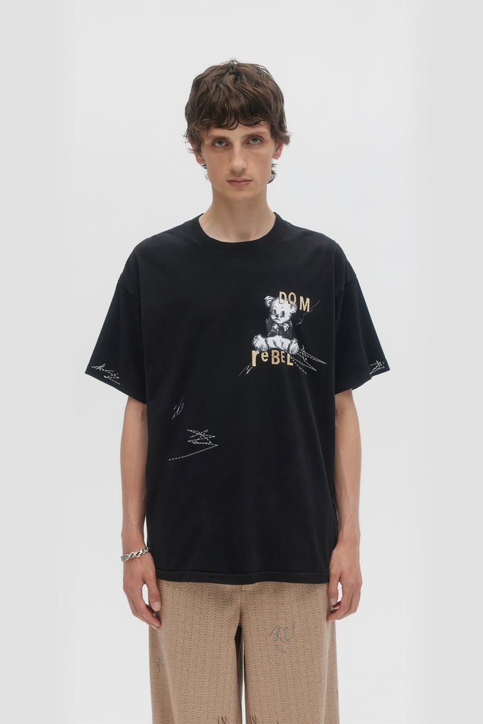 Domrebel GLOOMY T-SHIRT Black