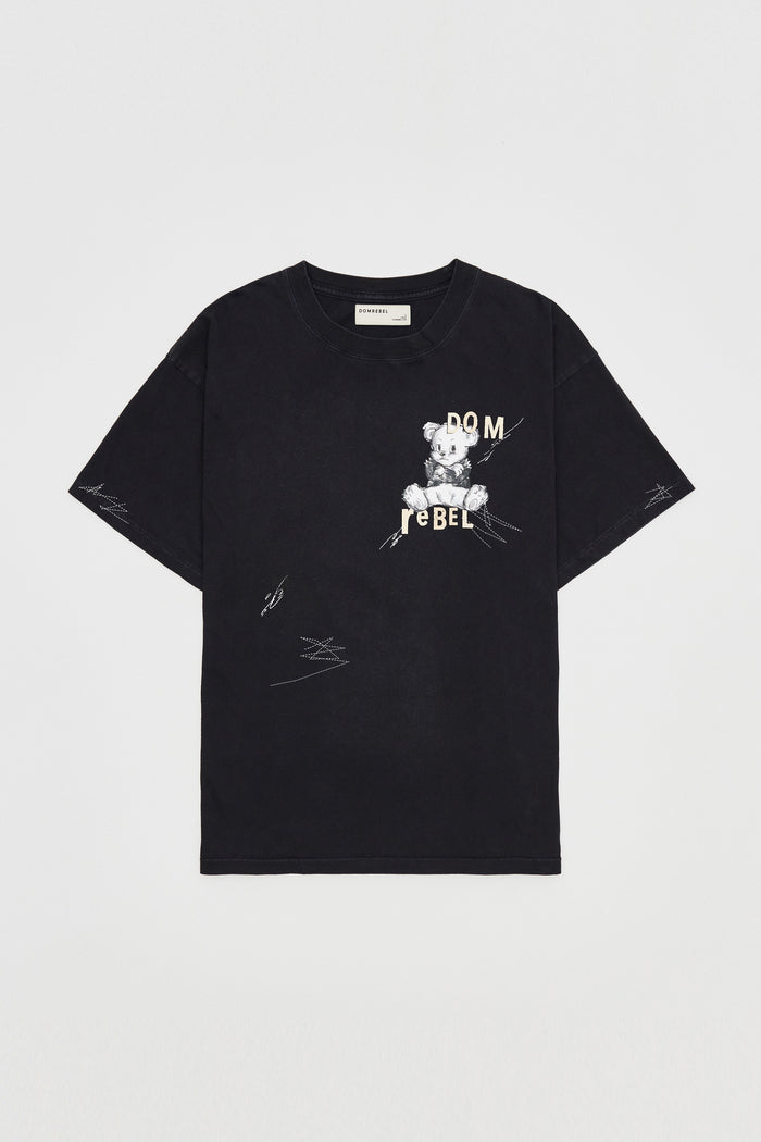 domrebel GLOOMY T-SHIRT Black