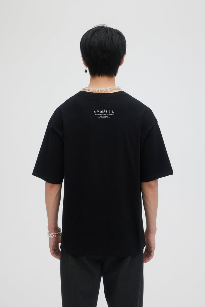 Domrebel GRUMPY T-SHIRT Black