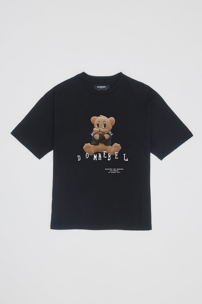Domrebel GRUMPY T-SHIRT Black