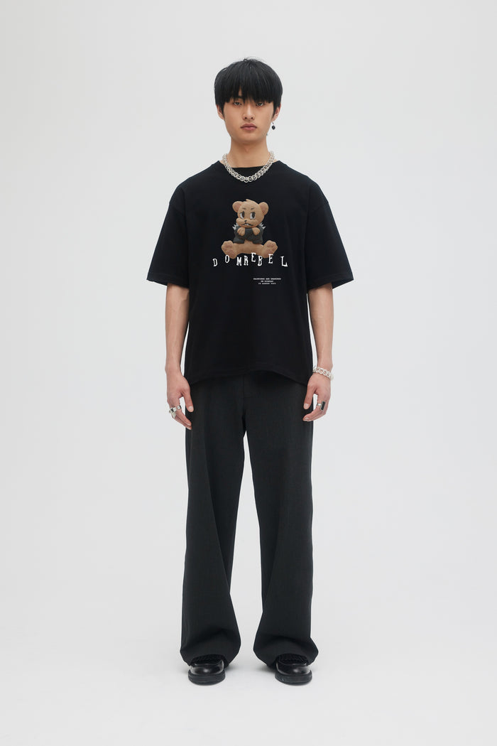 domrebel GRUMPY T-SHIRT Black