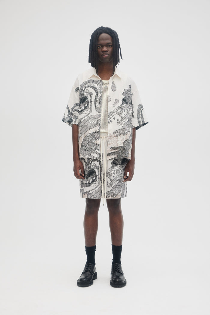 Domrebel HAO SHORTS Beige