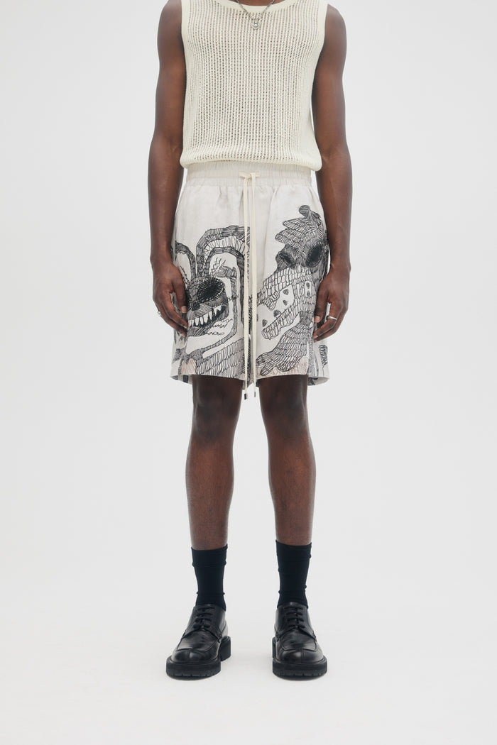 Domrebel HAO SHORTS Beige