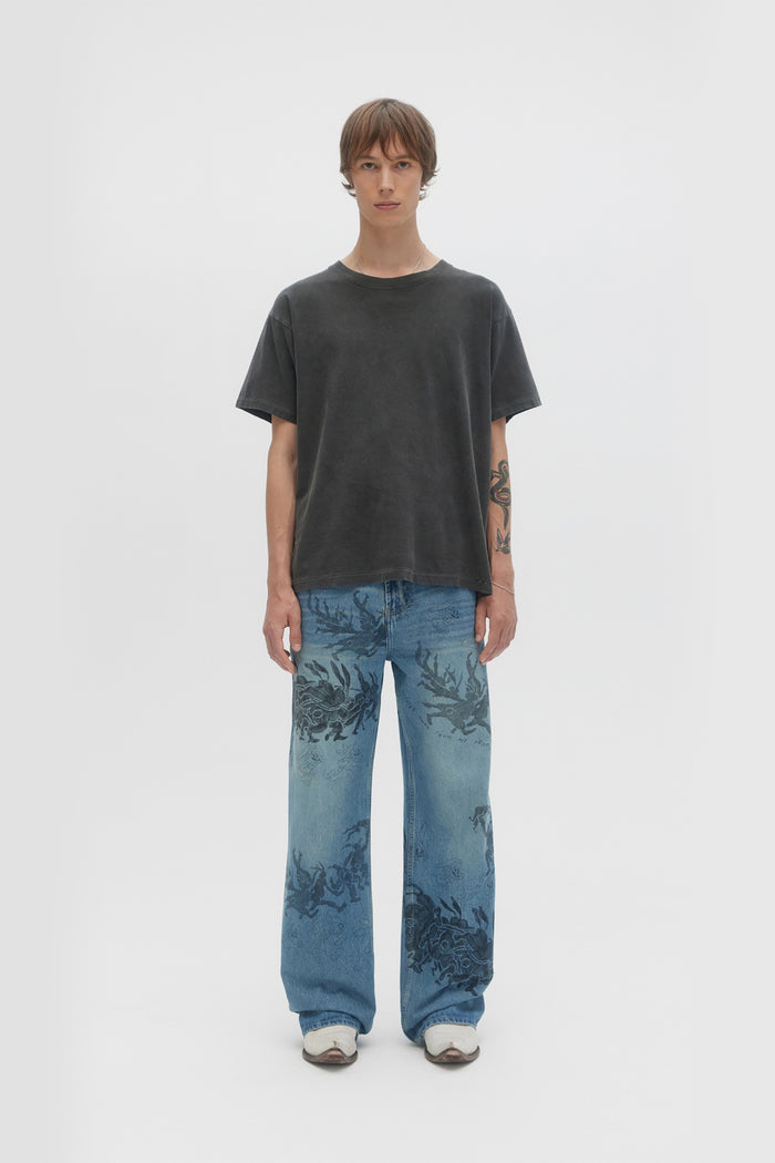 Domrebel HOPS BOOTCUT JEANS Mid Blue
