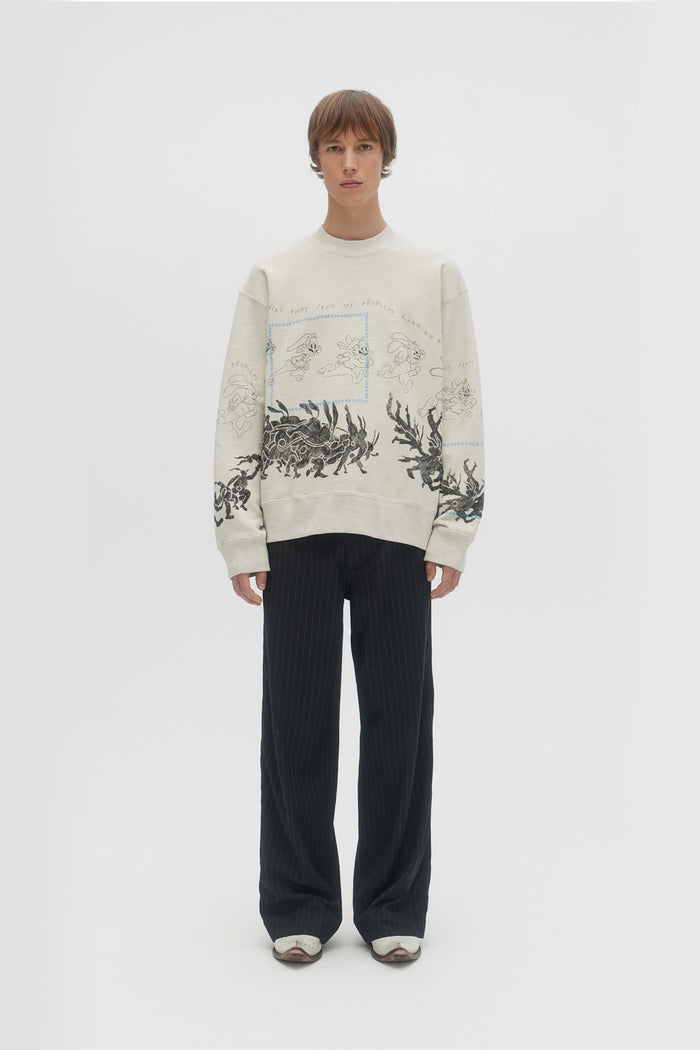 Domrebel HOPS SWEATSHIRT GREIGE