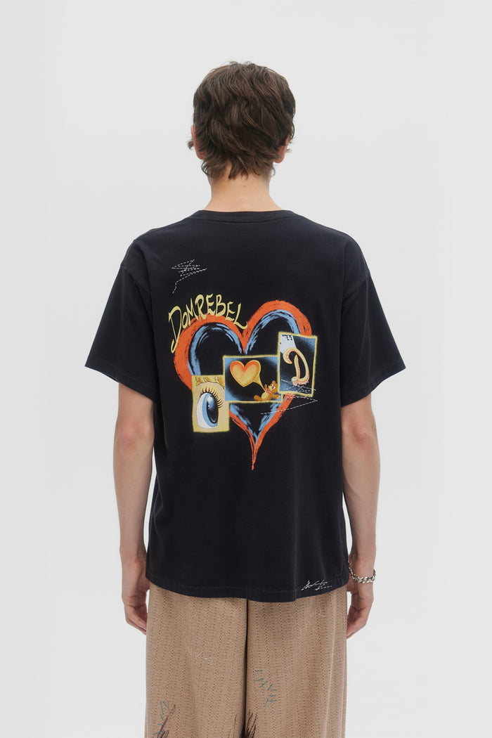 Domrebel JUST RICH T-SHIRT Black