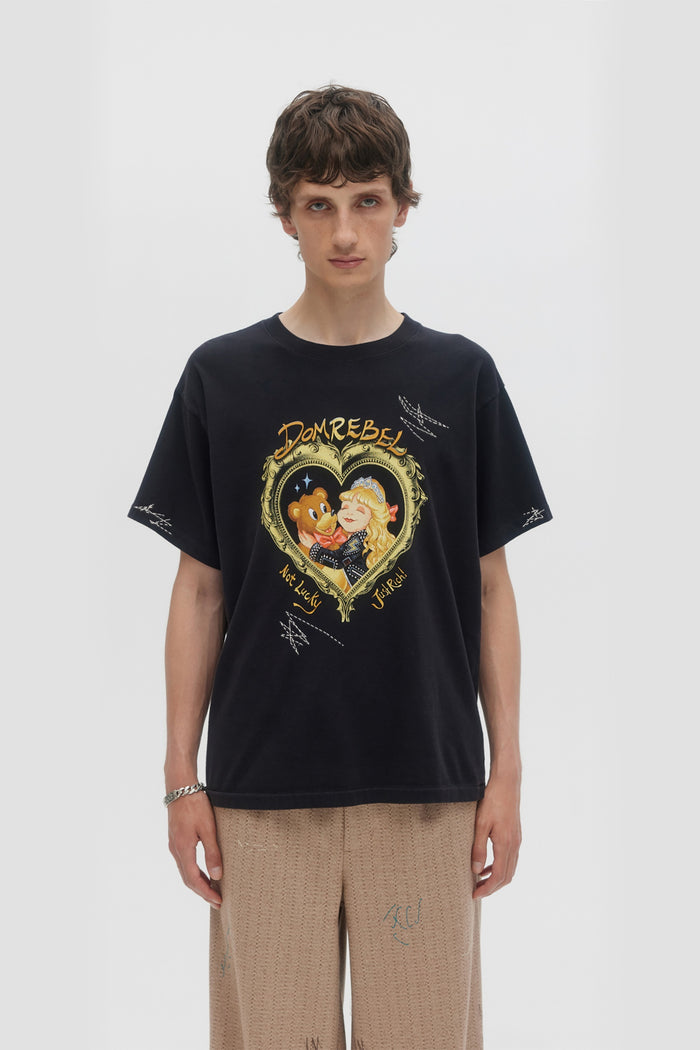 Domrebel JUST RICH T-SHIRT Black