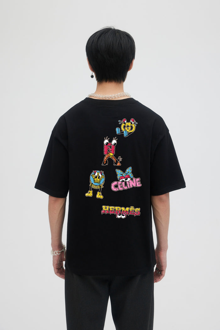 Domrebel LUXURY T-SHIRT Black