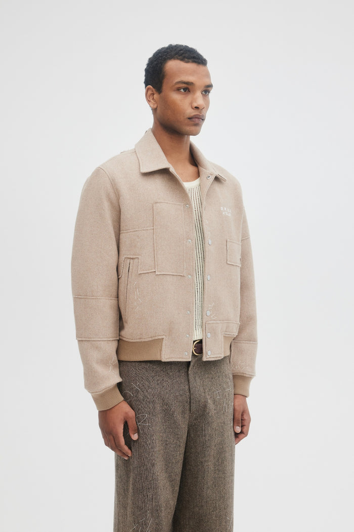 Domrebel MEETING JACKET Beige
