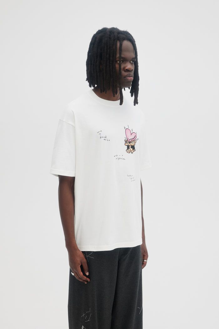 Domrebel MIGRAINE T-SHIRT Ivory