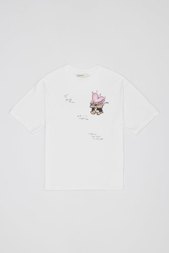 Domrebel MIGRAINE T-SHIRT Ivory