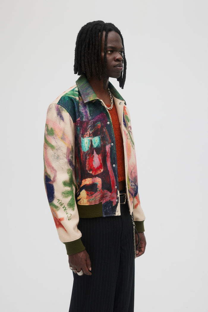 Domrebel MINDBENDER BOMBER JACKET Beige