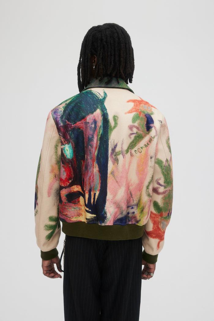 Domrebel MINDBENDER BOMBER JACKET Beige