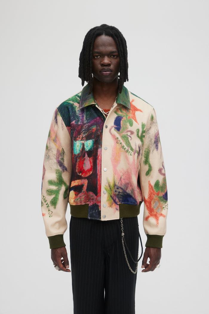 Domrebel MINDBENDER BOMBER JACKET Beige