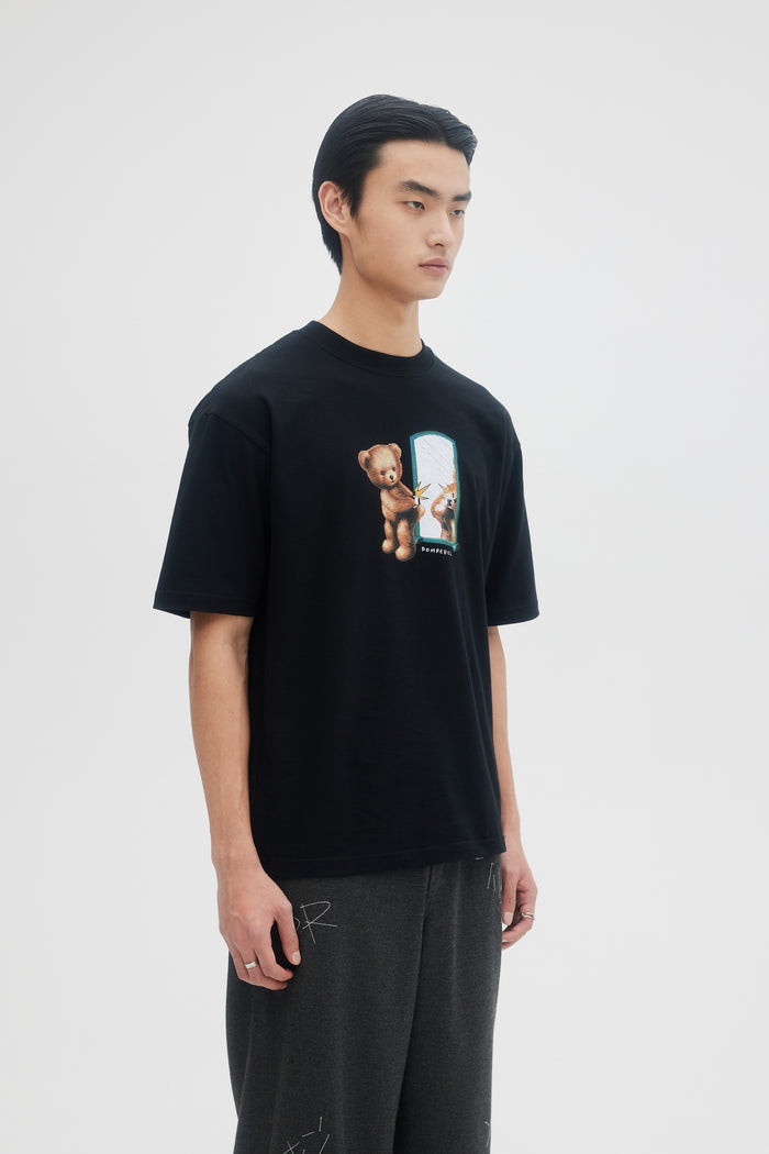 Domrebel MIRROR T-SHIRT Black