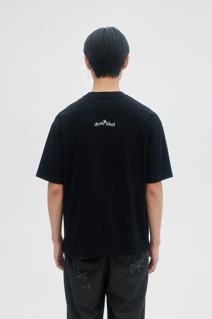 Domrebel MIRROR T-SHIRT Black
