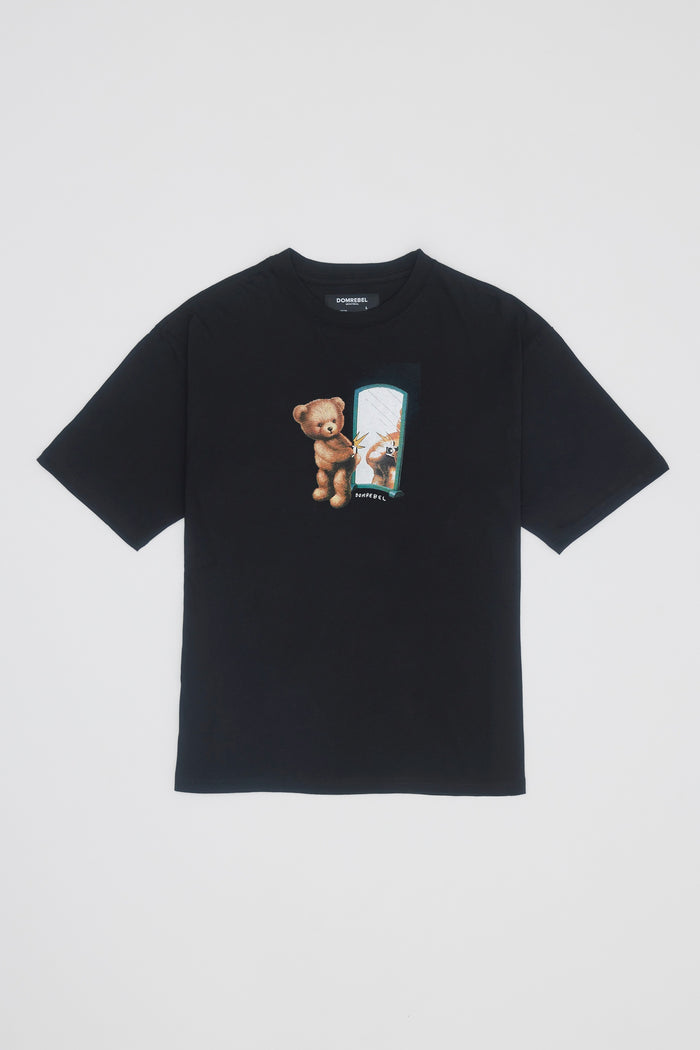Domrebel MIRROR T-SHIRT Black