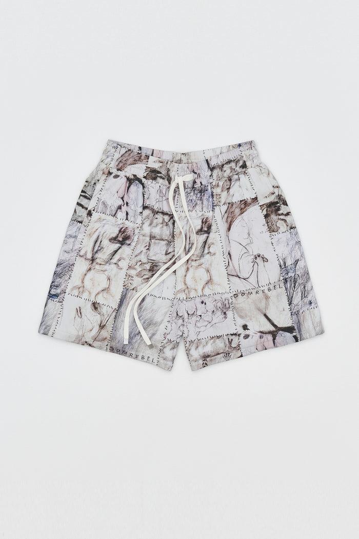 domrebel MONTAGE SHORTS Beige