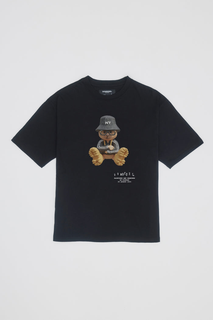 Domrebel NEW YORKER T-SHIRT Black