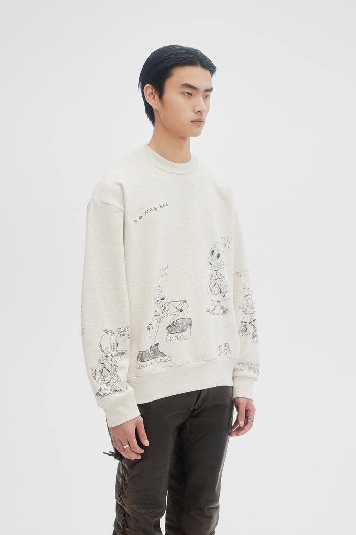 Domrebel QUACK SWEATSHIRT Grey