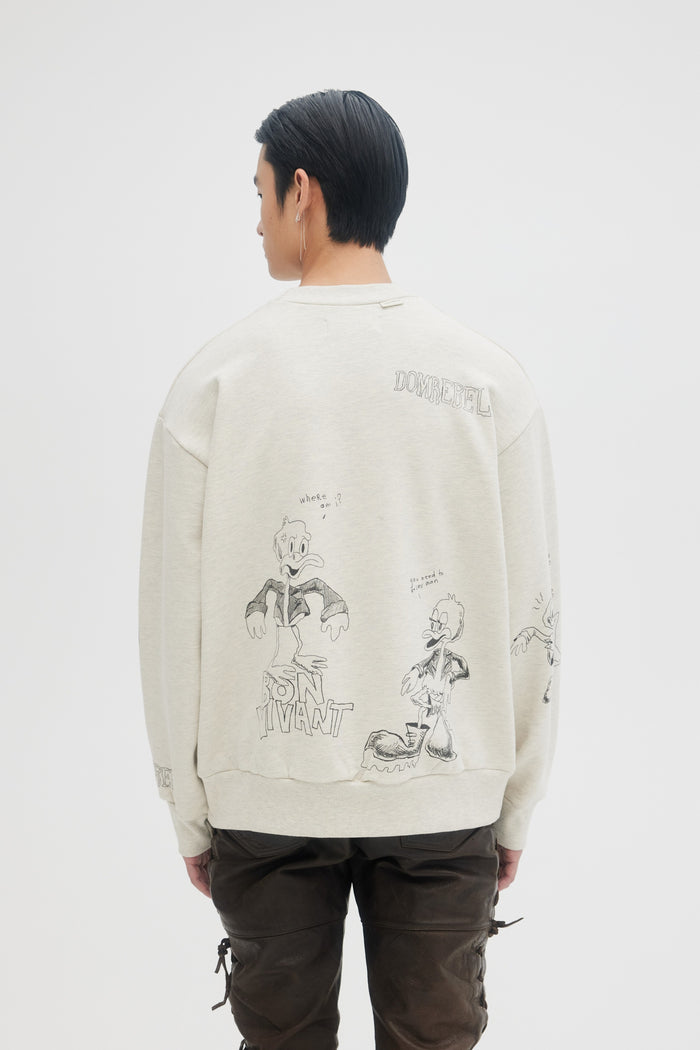Domrebel QUACK SWEATSHIRT Grey