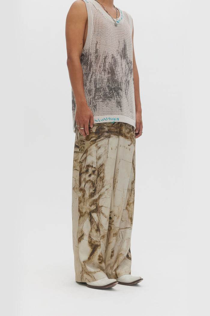 Domrebel REJOICE TAILORED TROUSERS Beige