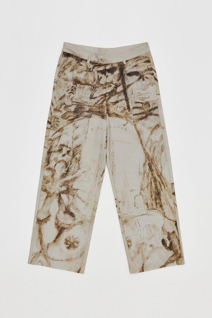 domrebel REJOICE TAILORED TROUSERS Beige