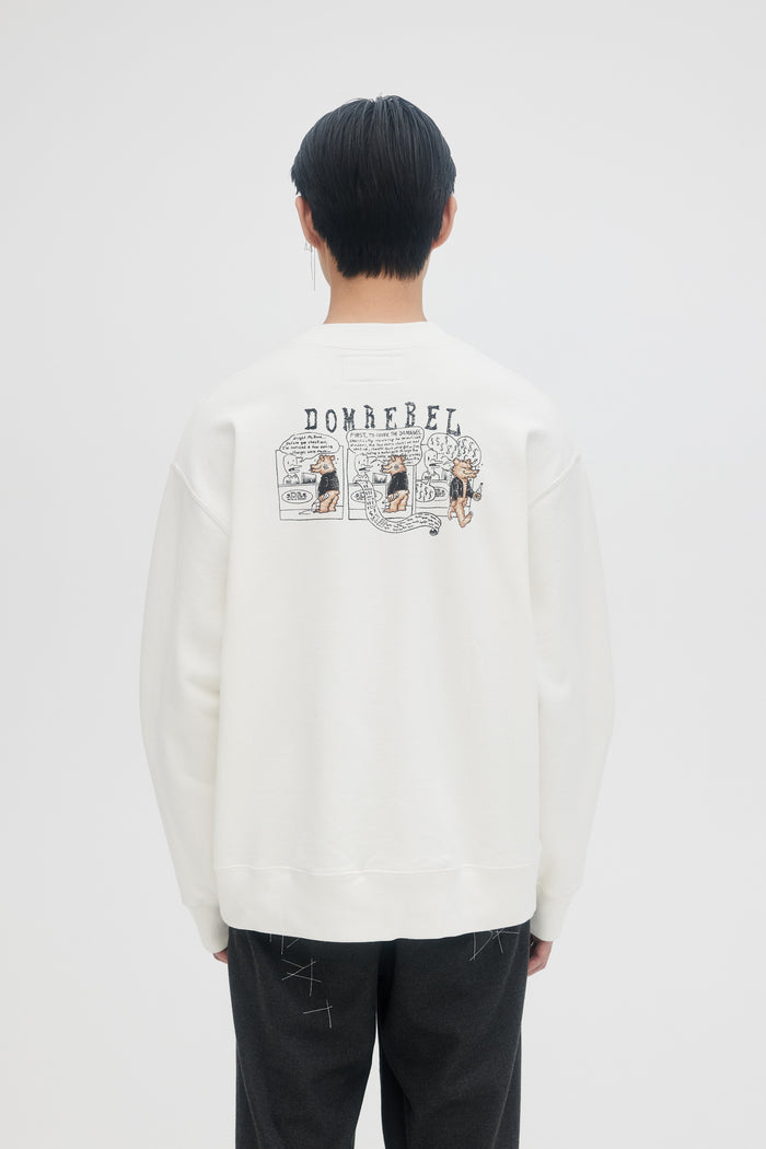 Domrebel ROOM SERVICE SWEATSHIRT Ivory