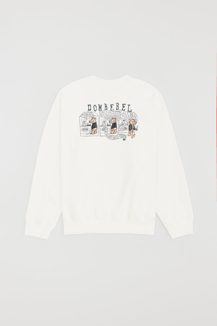 Domrebel ROOM SERVICE SWEATSHIRT Ivory