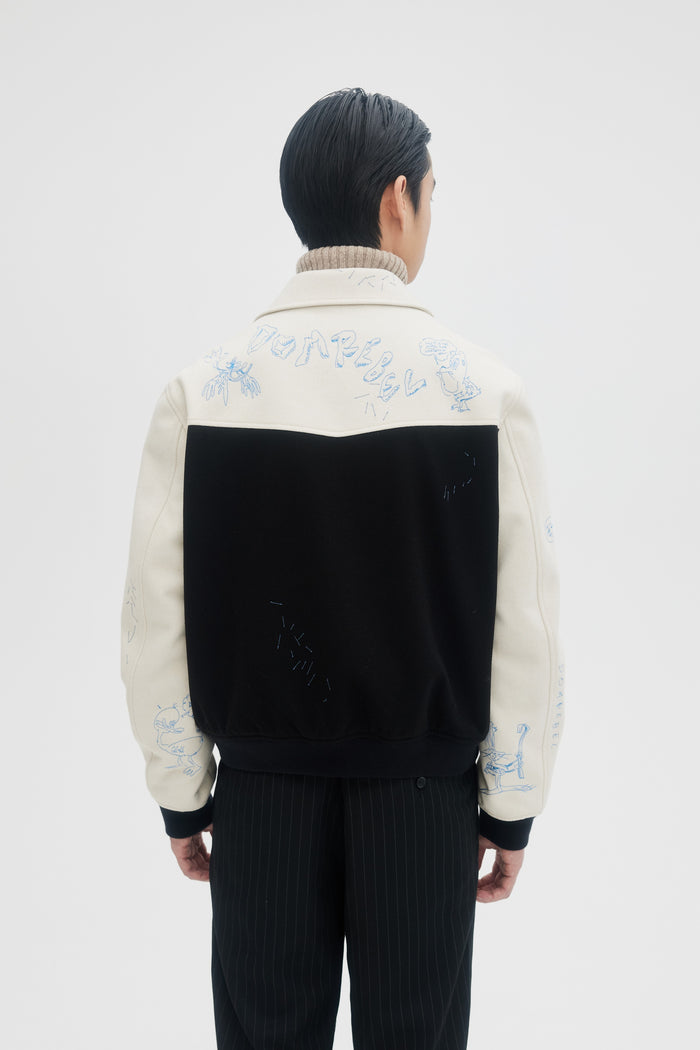 Domrebel SCRIBS JACKET Ivory