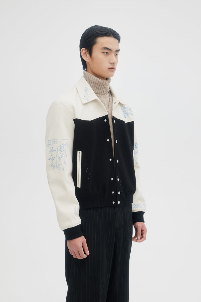 Domrebel SCRIBS JACKET Ivory