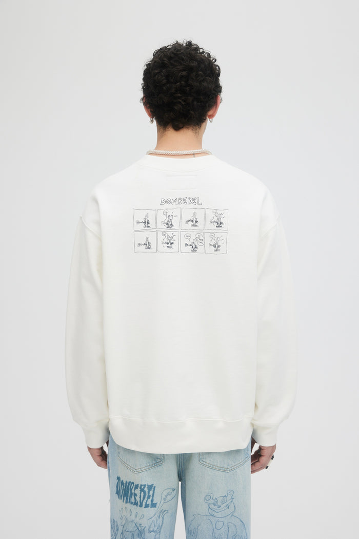 Domrebel SHOCK SWEATSHIRT Ivory