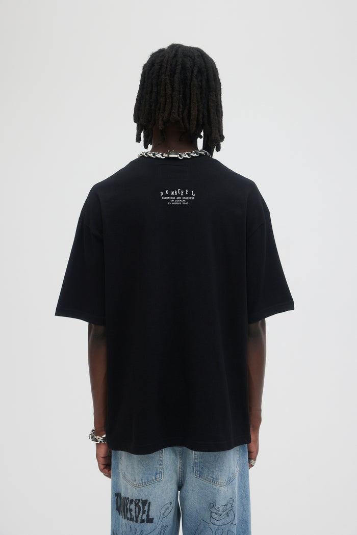 Domrebel SNAPSHOT T-SHIRT Black