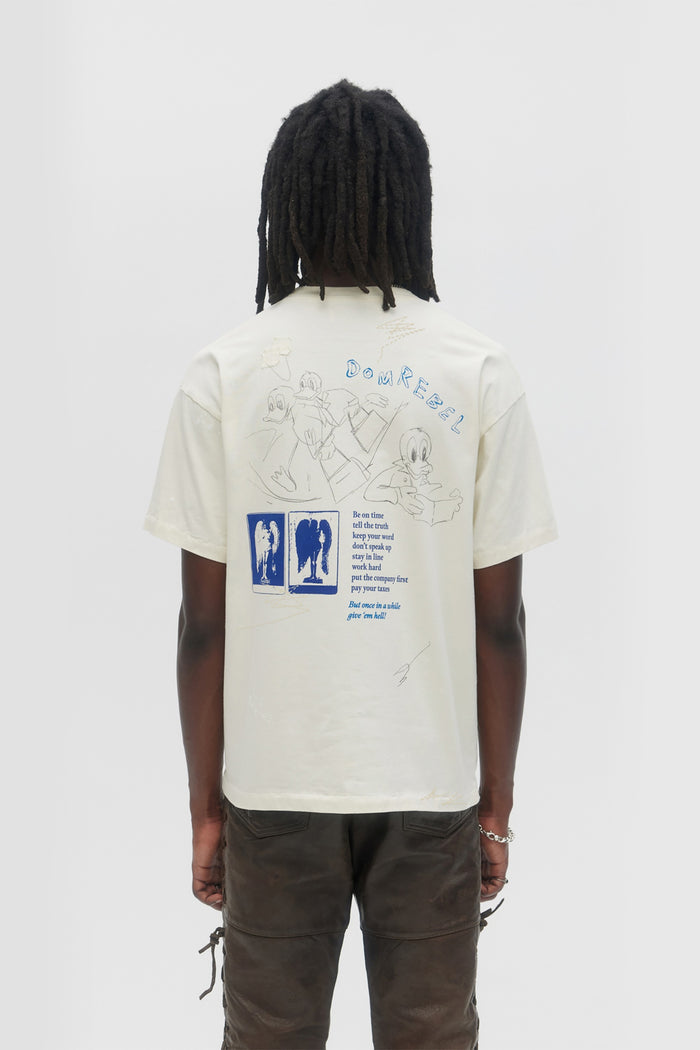 Domrebel SOMETIMES T-SHIRT ANTIQUE