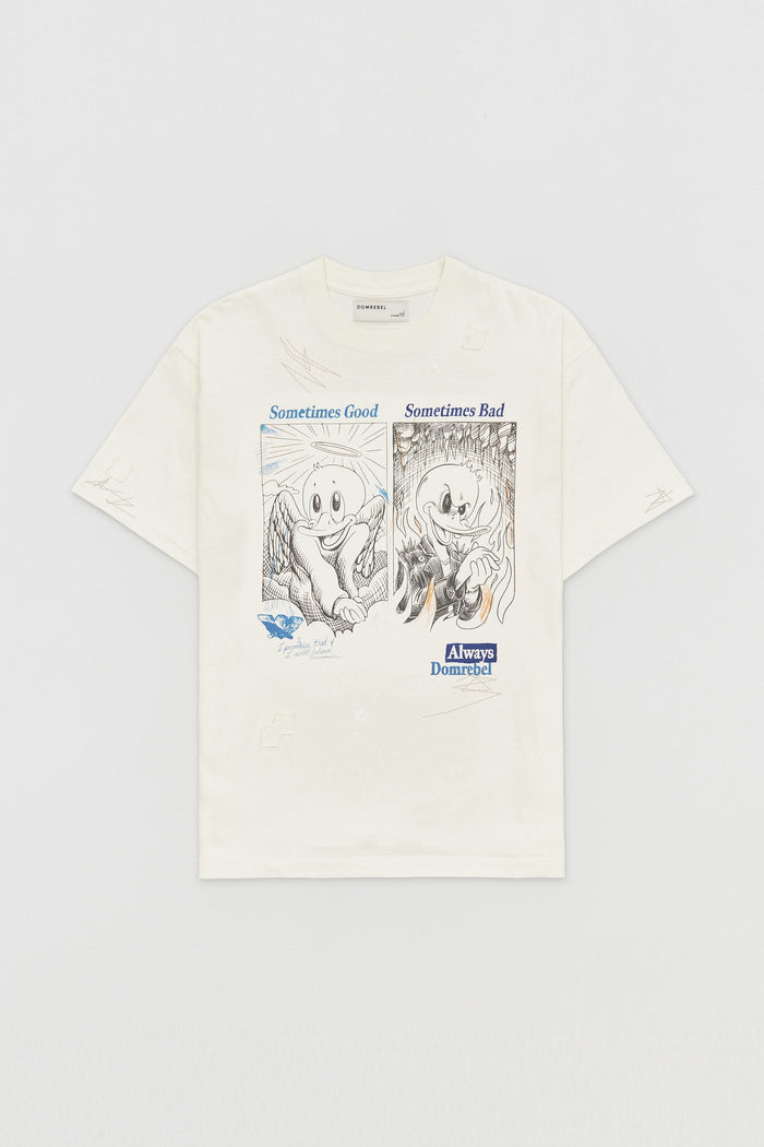 domrebel SOMETIMES T-SHIRT ANTIQUE