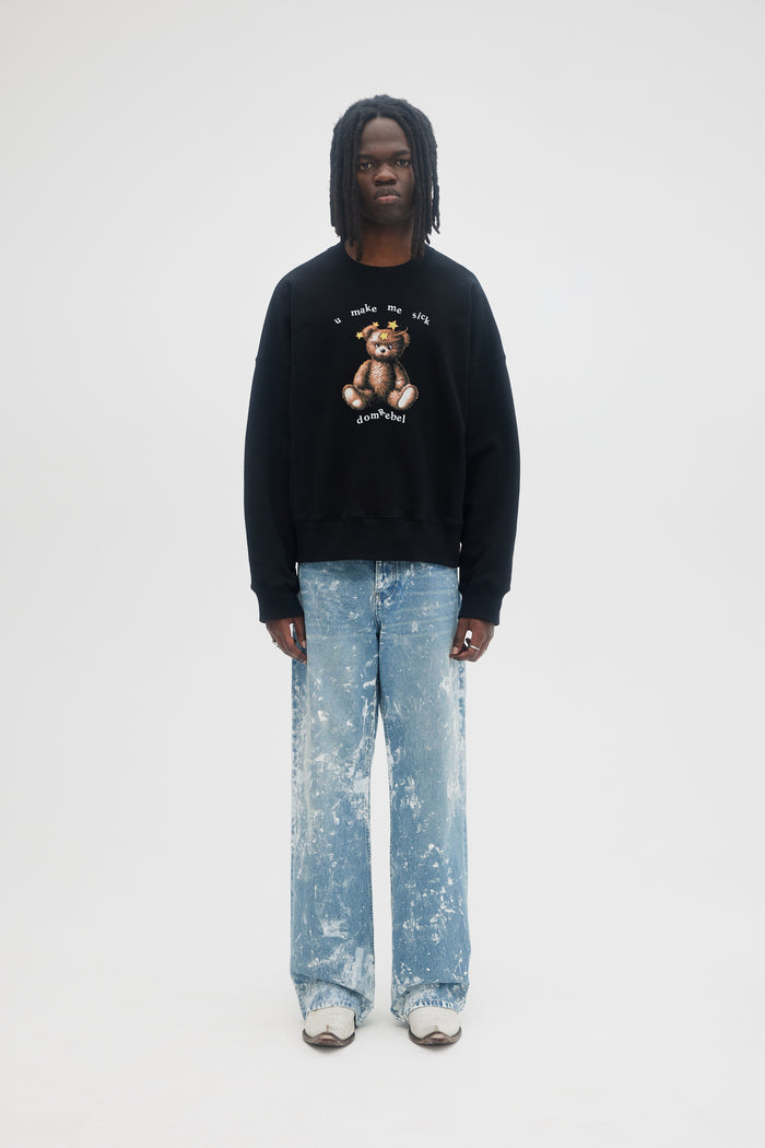 domrebel STARS SWEATSHIRT Black