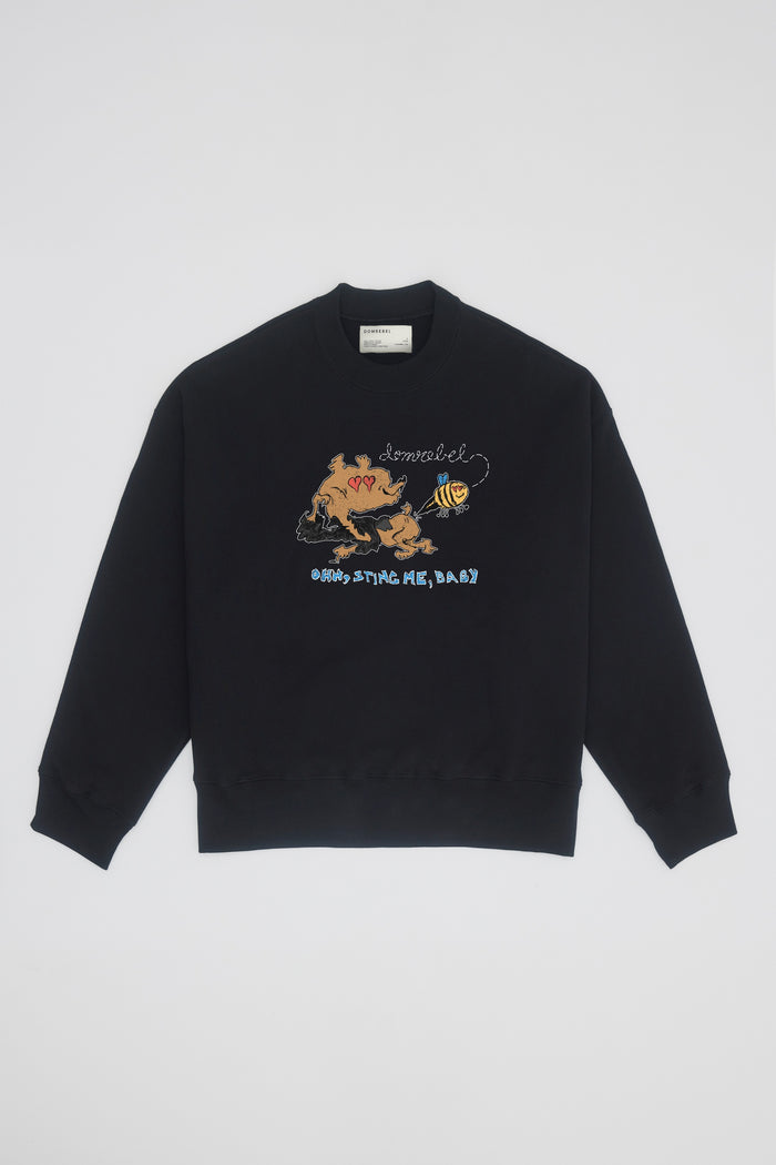 Domrebel STING SWEATSHIRT Black