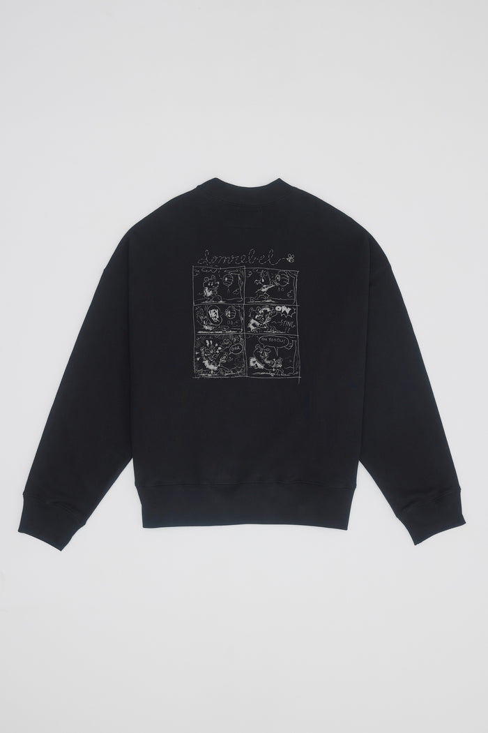 Domrebel STING SWEATSHIRT Black