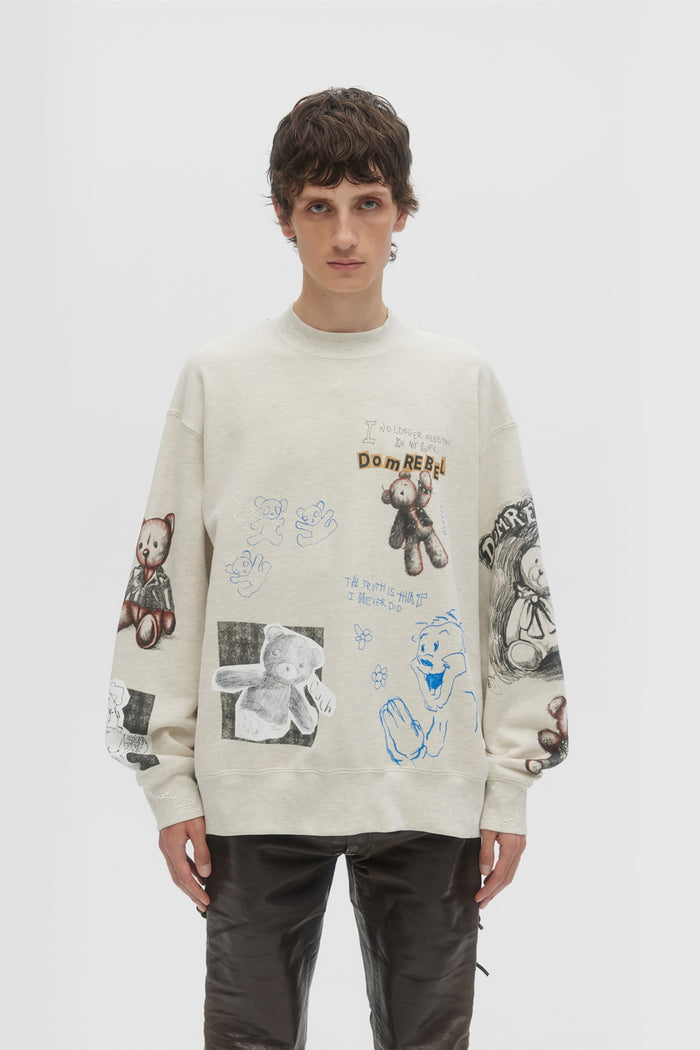 Domrebel STUFFY SWEATSHIRT GREIGE