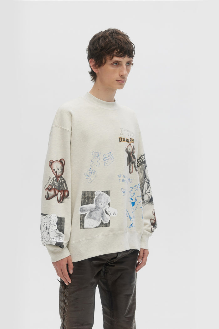 Domrebel STUFFY SWEATSHIRT GREIGE