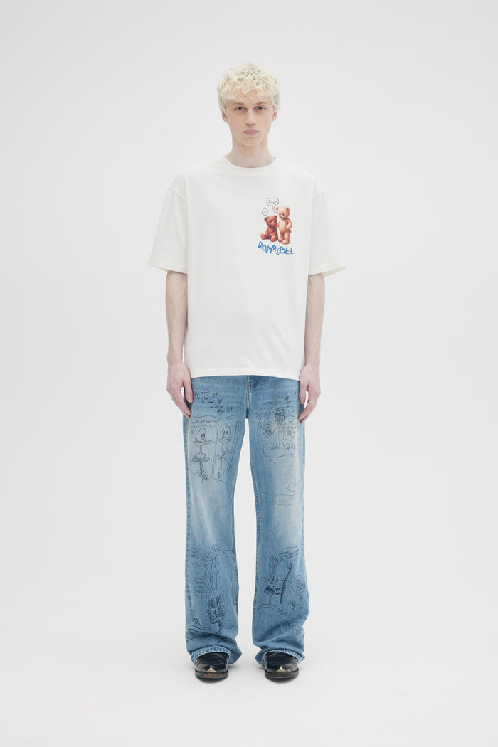 domrebel SUFFOCATE T-SHIRT Ivory