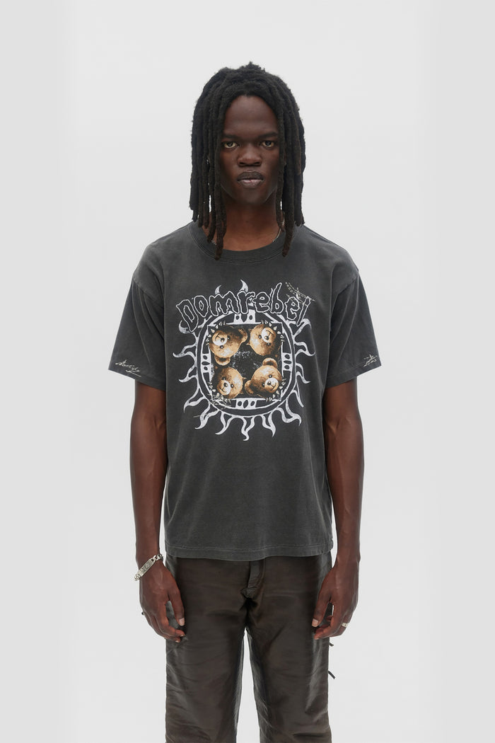 Domrebel SUNGAZE T-SHIRT Faded Black