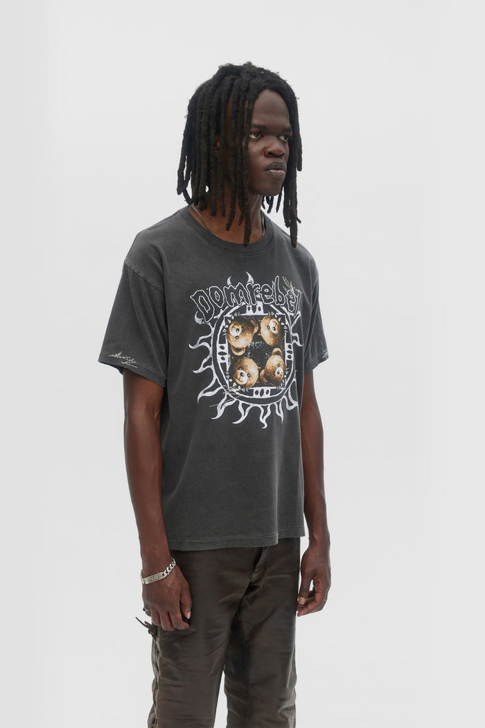 Domrebel SUNGAZE T-SHIRT Faded Black