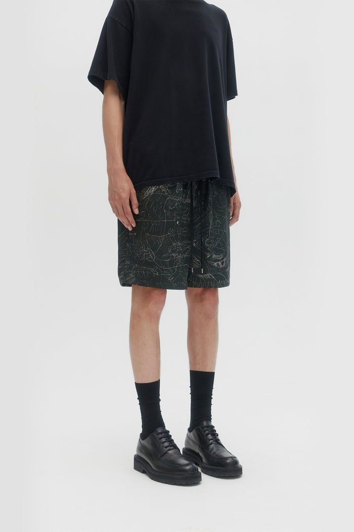 Domrebel UTOPIA SHORTS Black