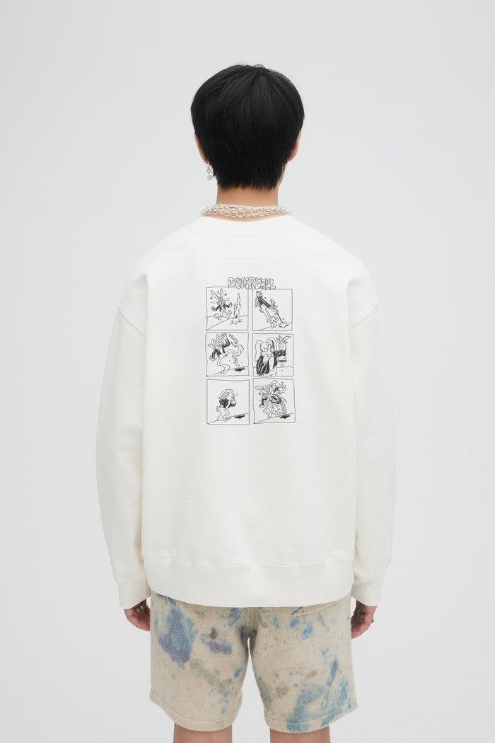 Domrebel WABBIT SWEATSHIRT Ivory