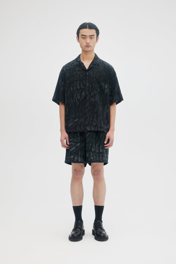 Domrebel WAVES SHORTS Black