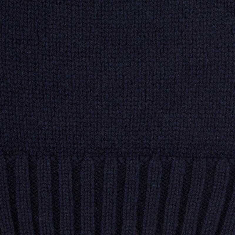 Doré Doré Bonnet En Laine Mérinos Et Cachemire - Bleu Foncé